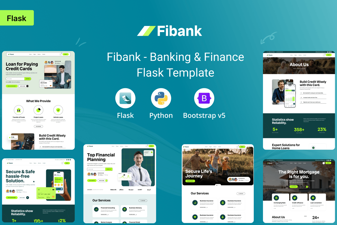 Template Website Fibank - Solusi Modern untuk Perbankan dan Keuangan