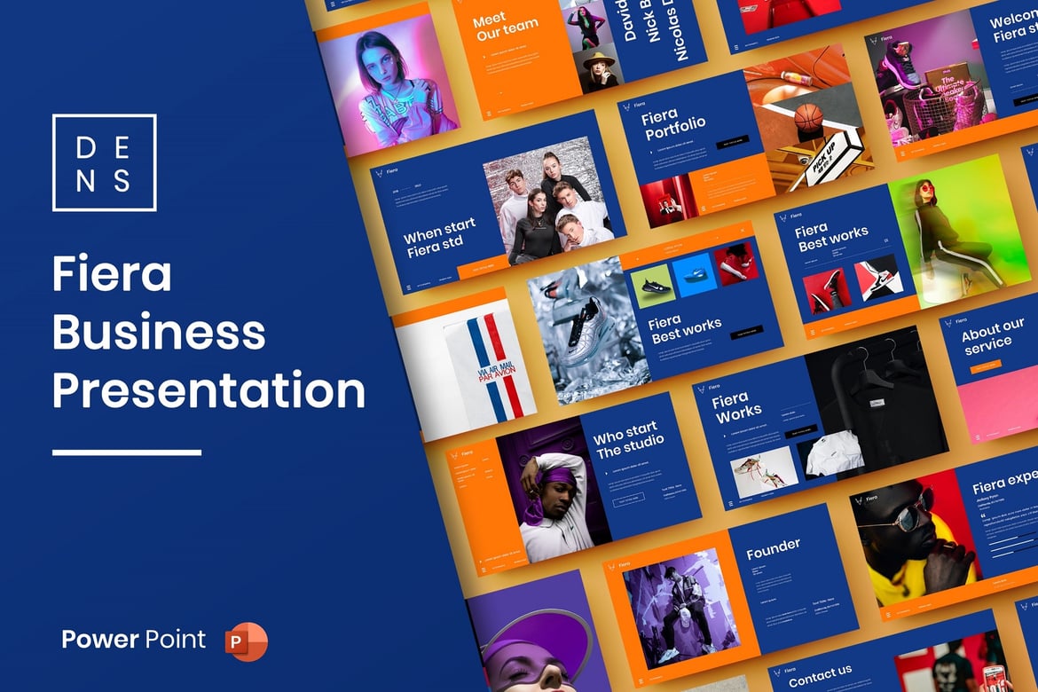 Fiera – Template PowerPoint Bisnis Modern dan Menarik