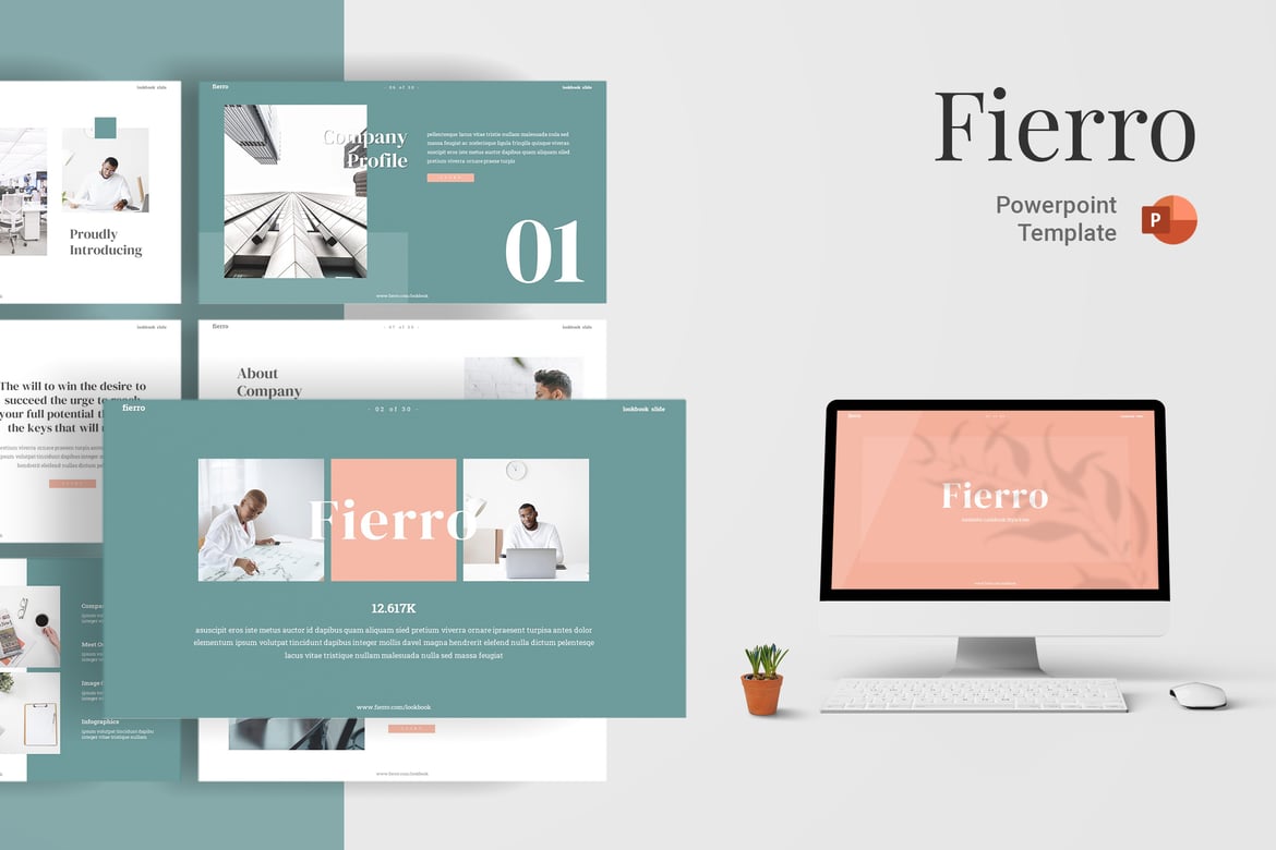 Template Powerpoint Fierro - Solusi Presentasi Anda