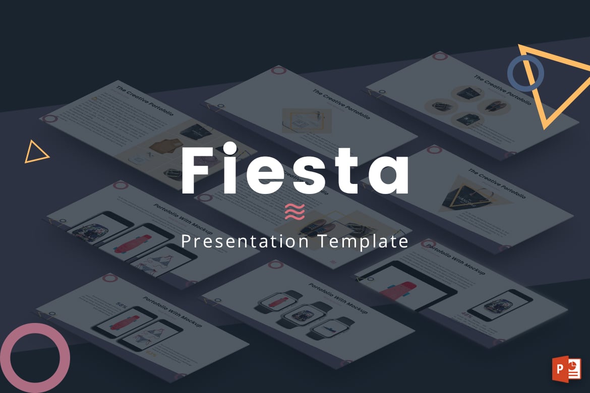 Template Presentasi PowerPoint Fiesta - Kreatif dan Profesional