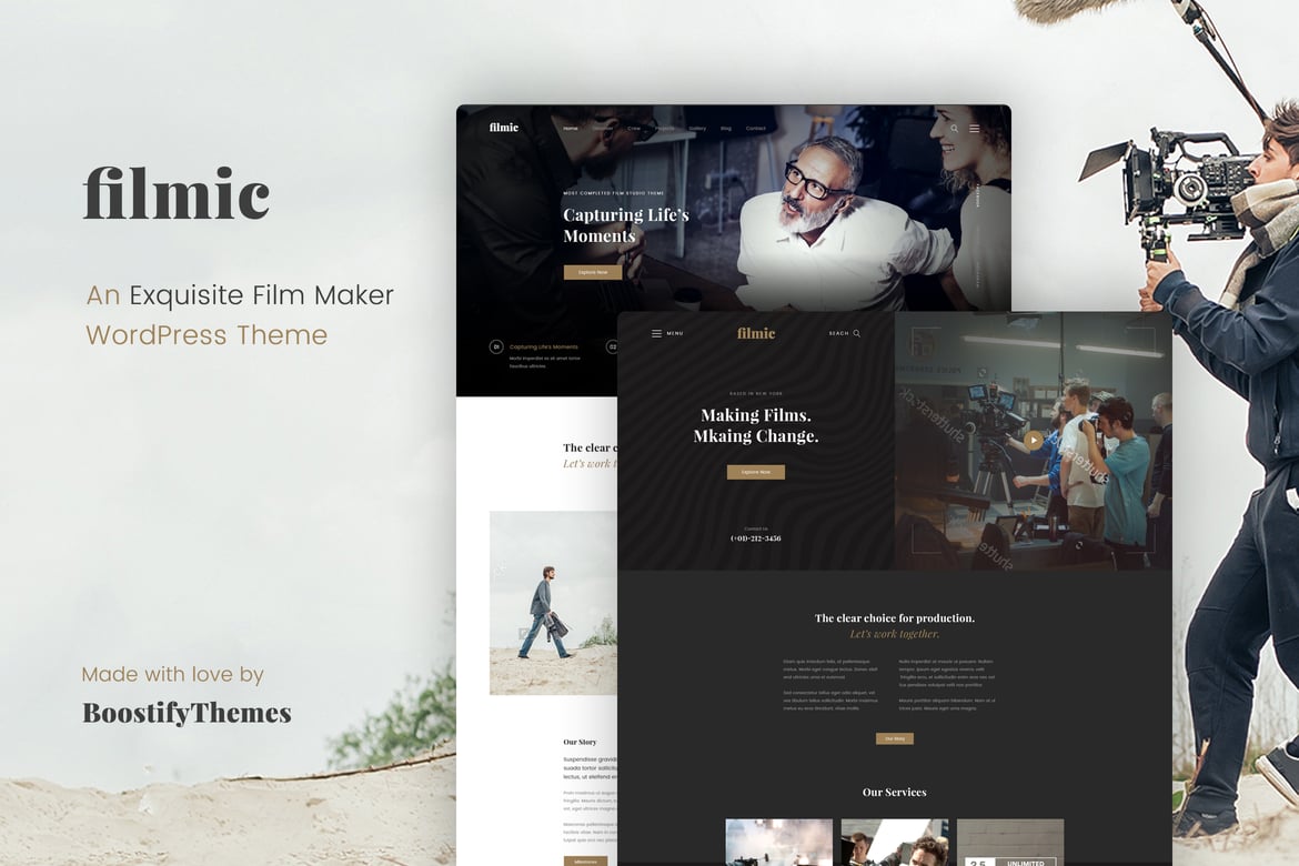 Filmic - Tema WordPress Studio Film & Pembuat Film yang Menarik
