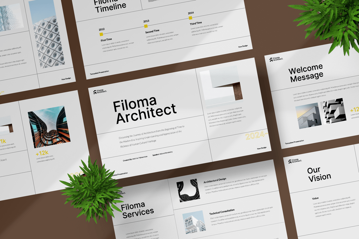 Template Presentasi PowerPoint Filoma yang Modern dan Kreatif