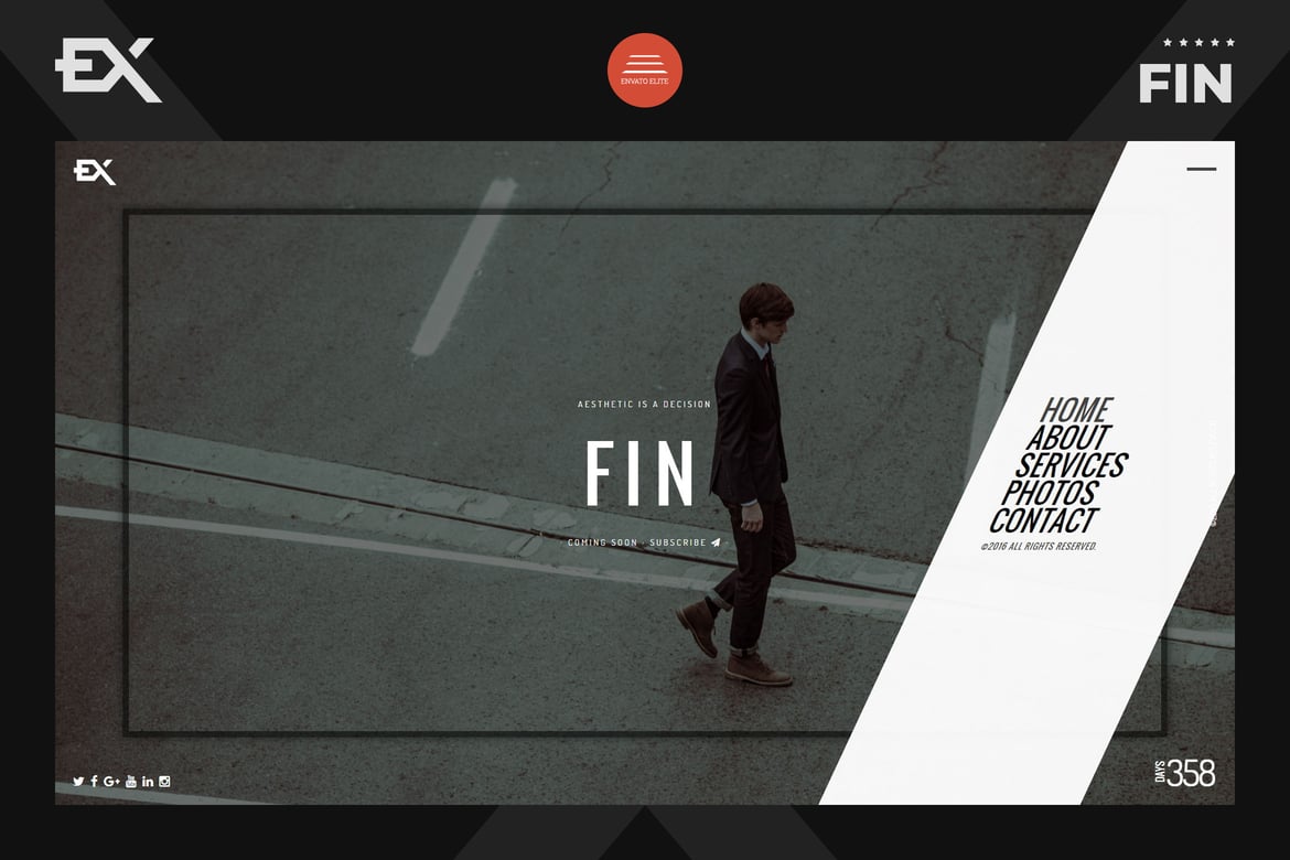 Fin - Template Website Responsif untuk Halaman Sedang Dibangun