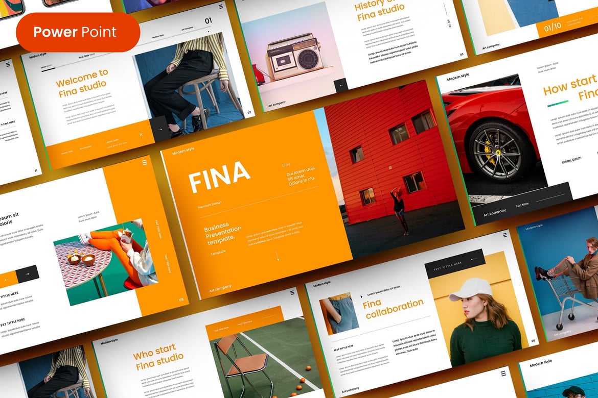 Fina – Template Presentasi PowerPoint Profesional untuk Bisnis