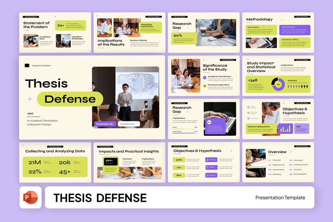 Template PowerPoint untuk Sidang Skripsi Akhir yang Menarik