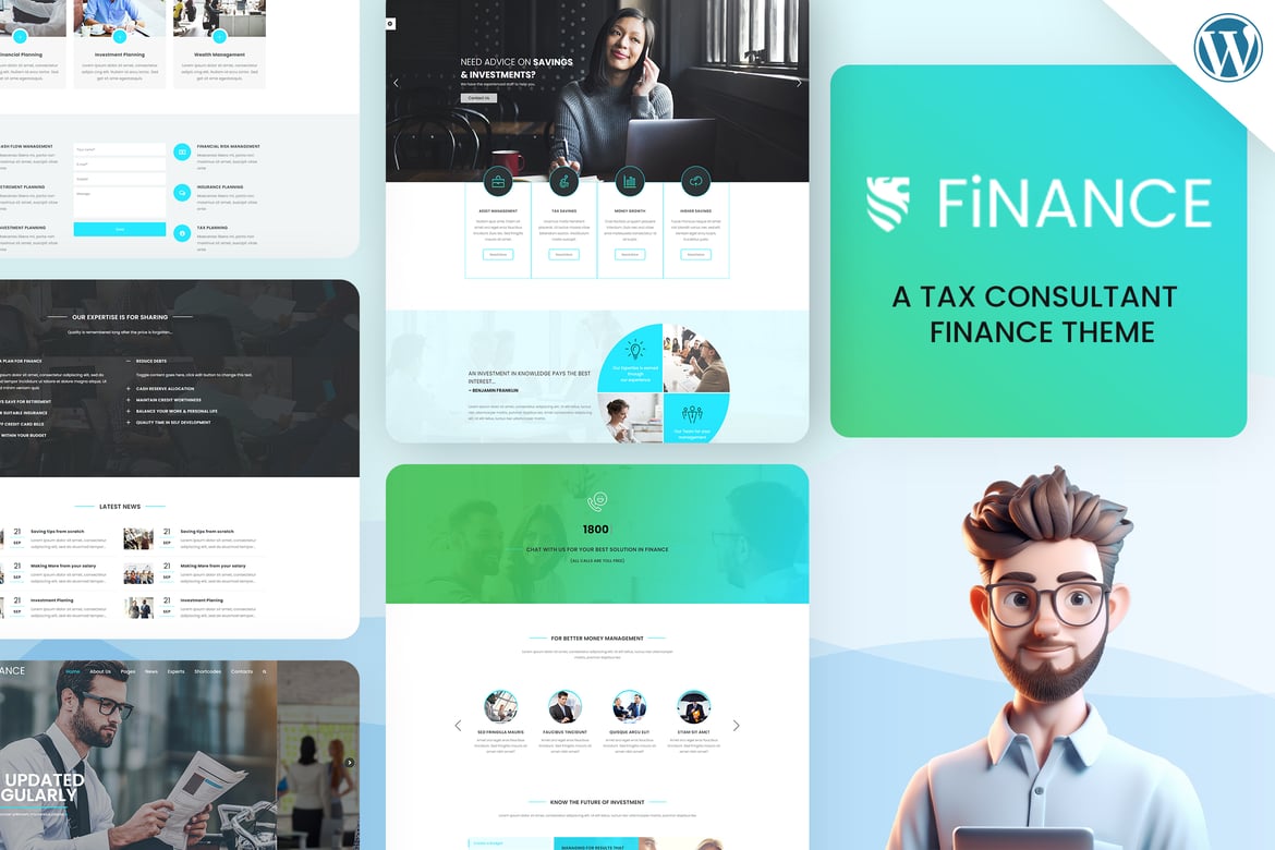 Tema WordPress Konsultan Keuangan yang Responsif dan Profesional