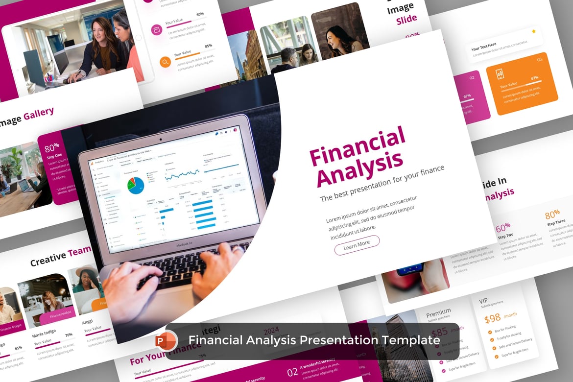 Template PowerPoint Analisis Keuangan yang Menarik dan Profesional