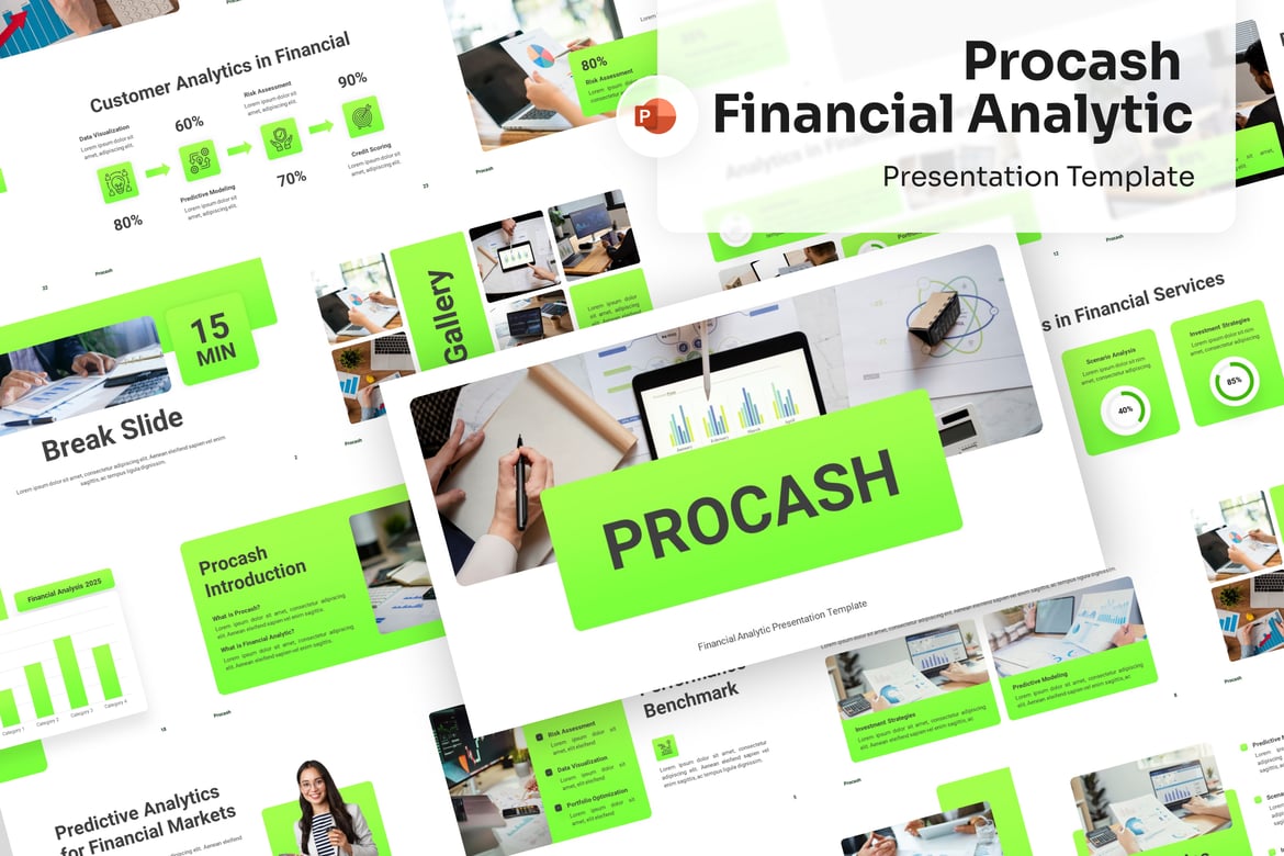 Template PowerPoint Analisis Keuangan yang Mengesankan