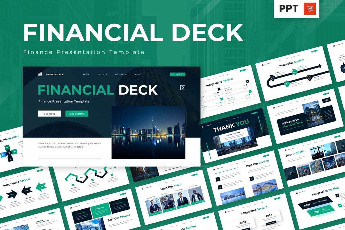 Template Presentasi Keuangan - Powerpoint yang Menarik dan Profesional