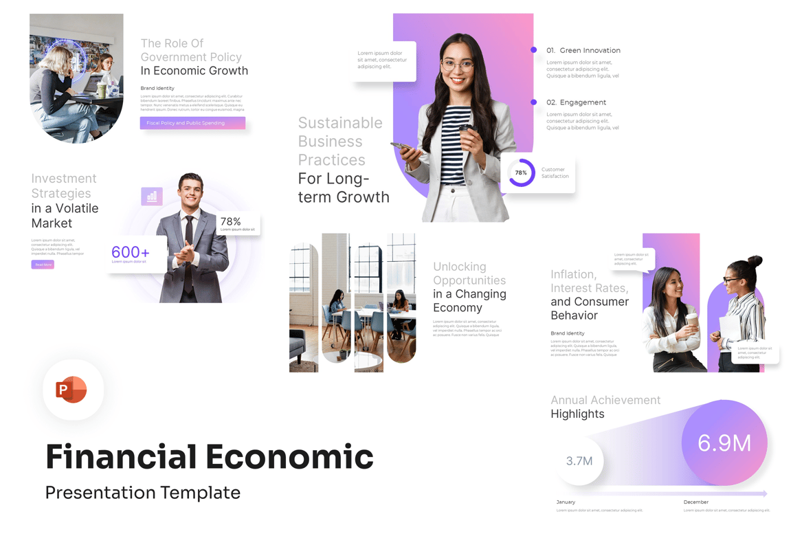 Template PowerPoint Keuangan yang Menarik dan Profesional