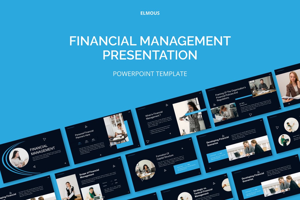 Template Presentasi Manajemen Keuangan Profesional untuk Bisnis Anda