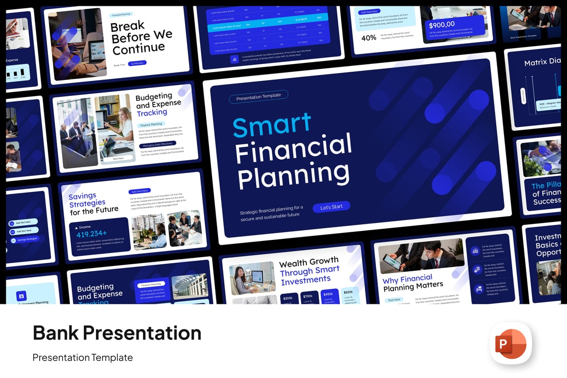 Template Presentasi Perencanaan Keuangan yang Menarik dan Profesional