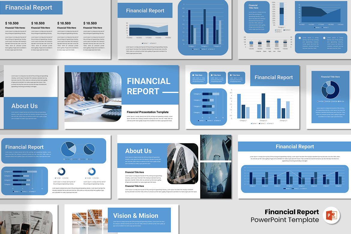 Template Presentasi Laporan Keuangan - PowerPoint Menarik dan Profesional