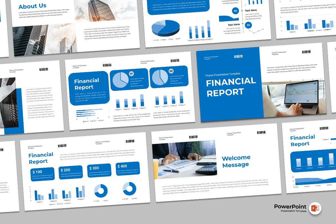 Template Presentasi Laporan Keuangan - PowerPoint yang Mudah Digunakan