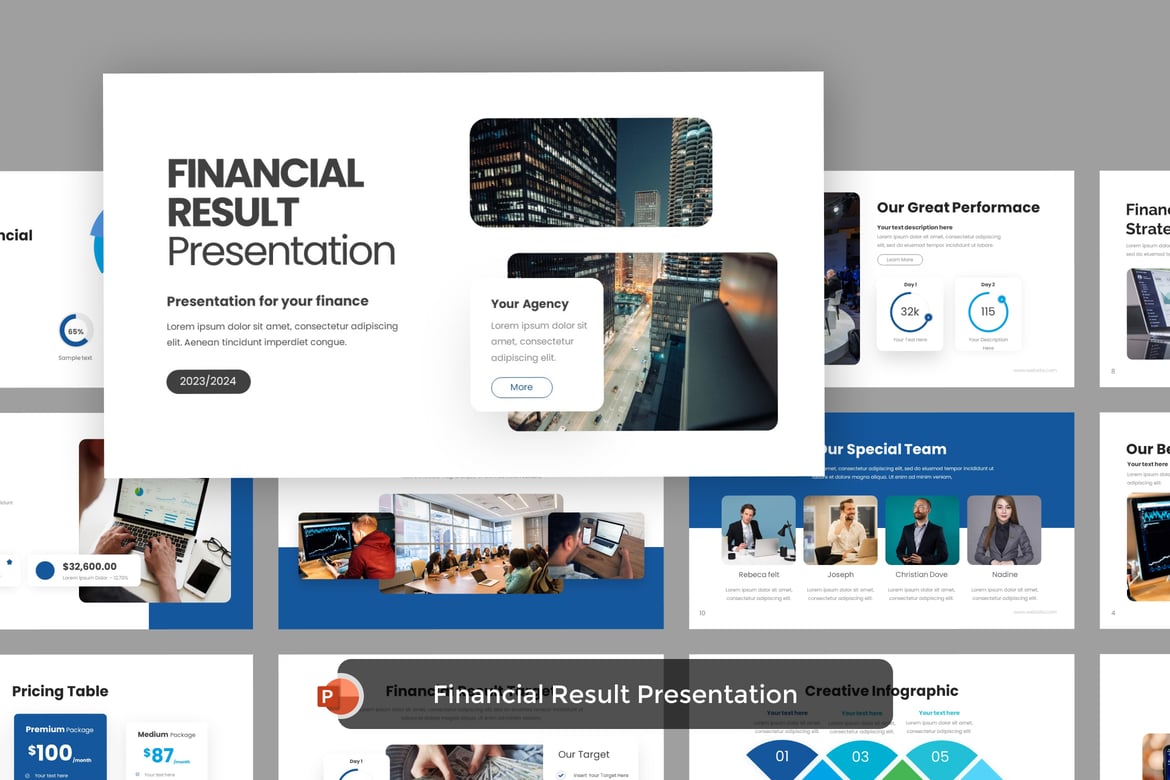 Template Presentasi Keuangan yang Menarik dan Profesional