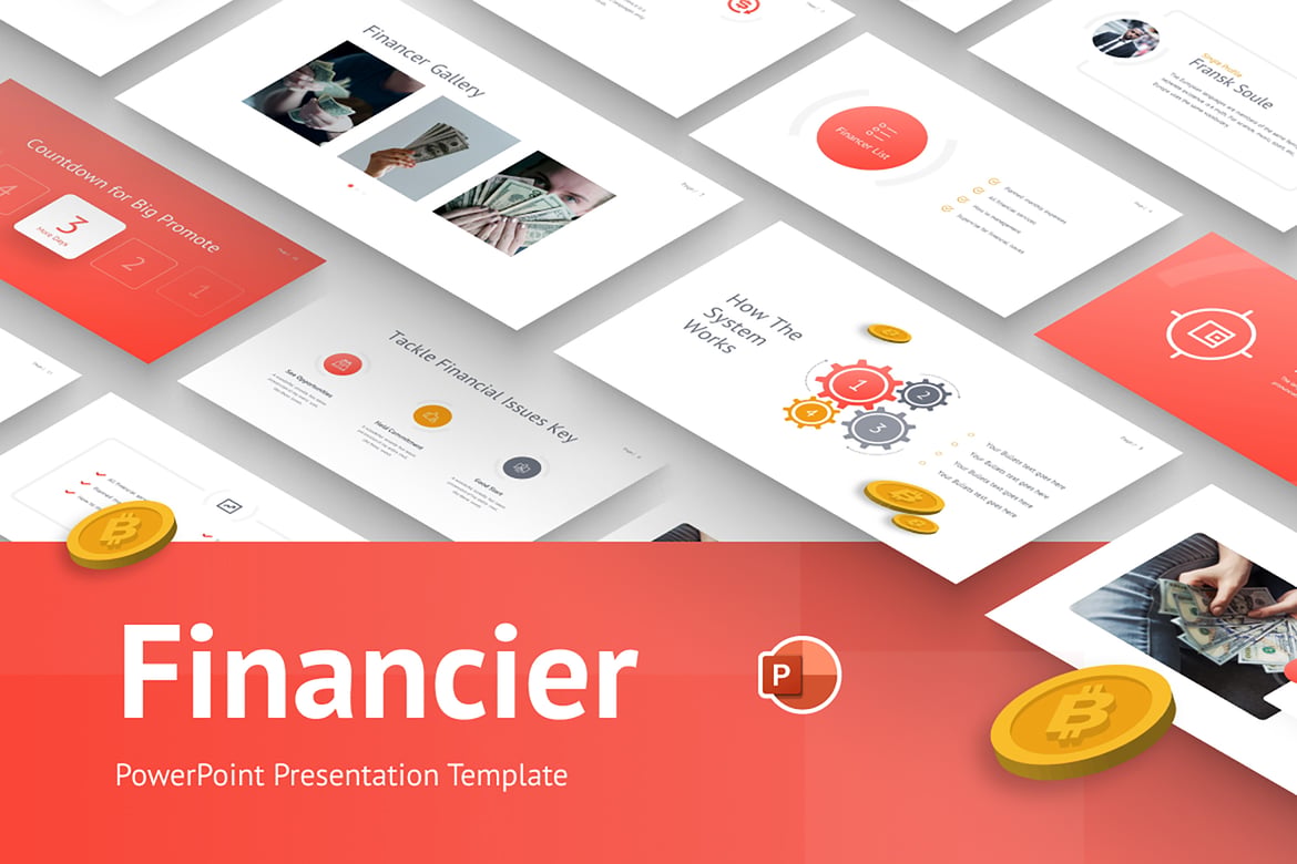 Template PowerPoint Profesional untuk Keuangan dan Profil Perusahaan