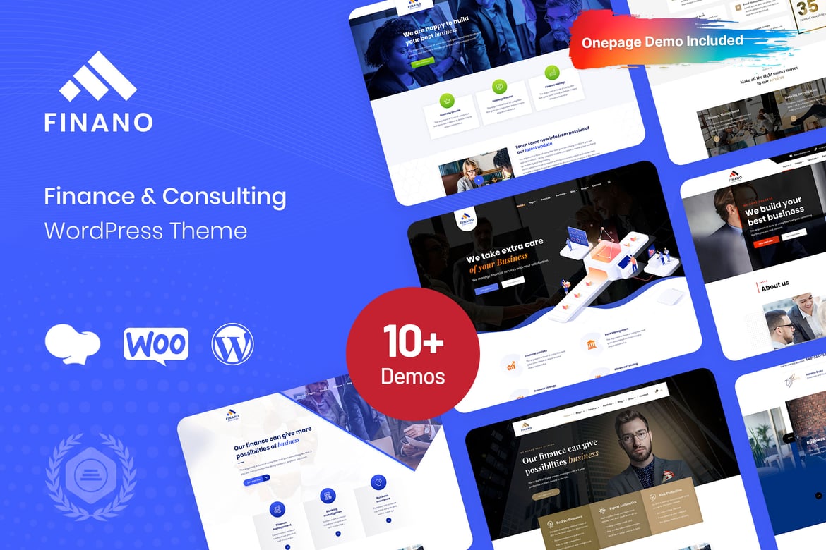 Finanio - Tema WordPress Keuangan Terbaik