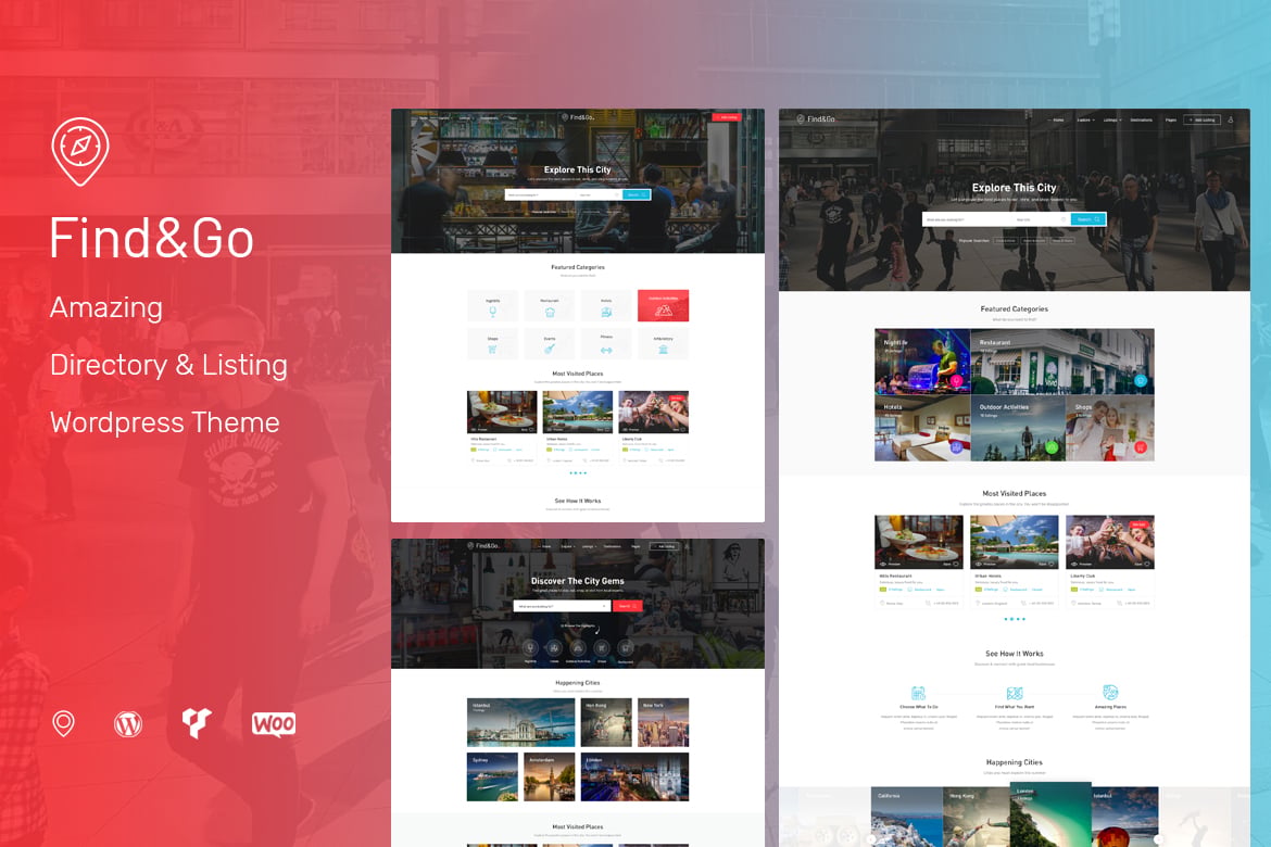 Findgo - Tema WordPress Direktori Terbaik untuk Listing Anda