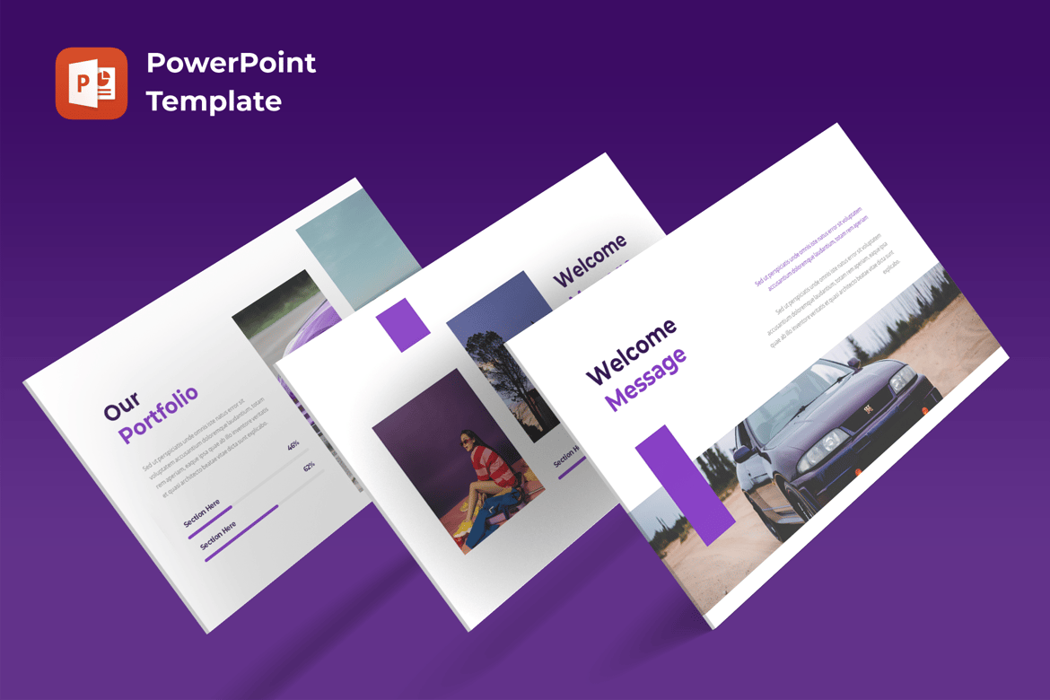 Template Presentasi PowerPoint Finess yang Kreatif dan Modern