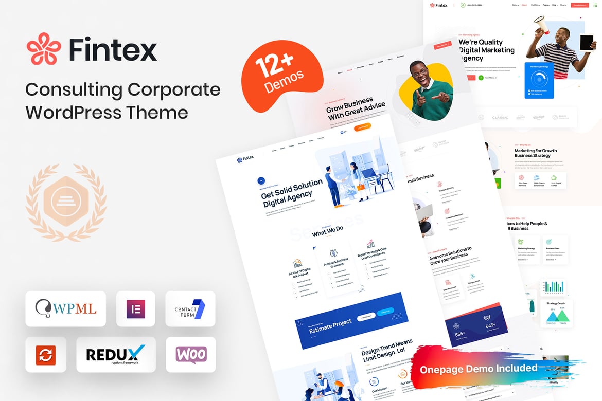 Fintex - Tema WordPress Konsultasi Bisnis yang Sempurna