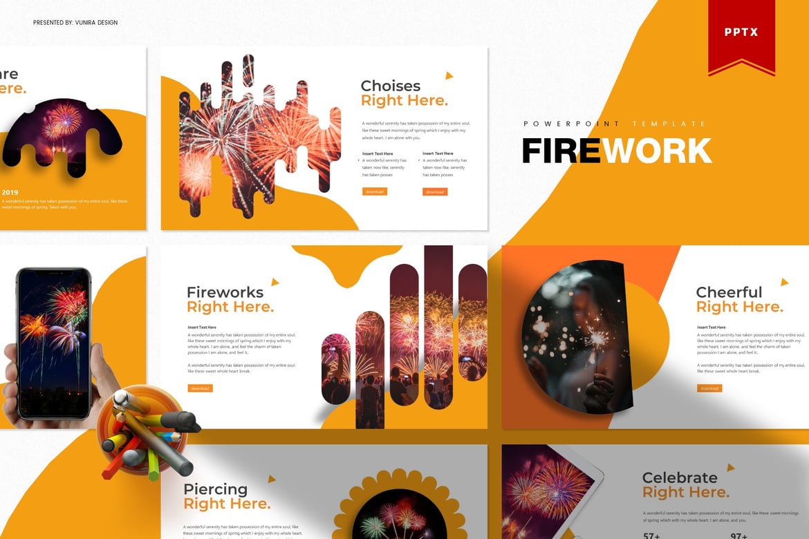 Firework: Template Presentasi PowerPoint Menarik dan Profesional