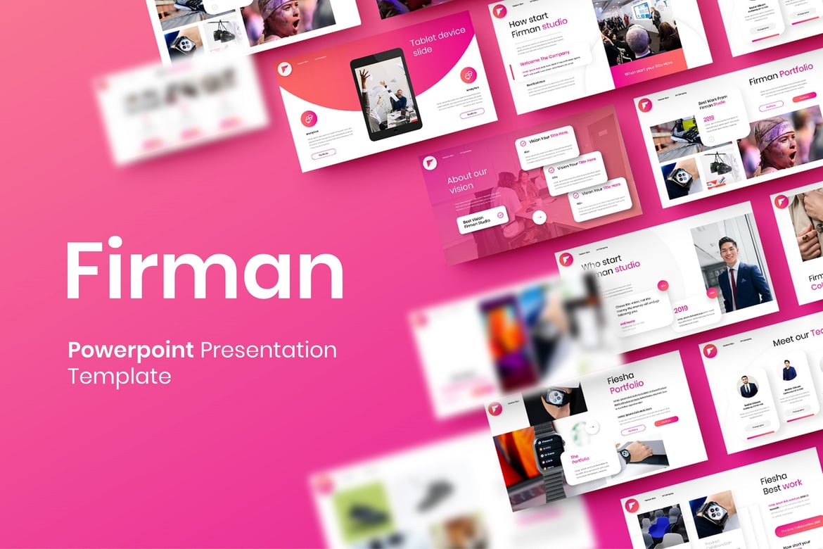 Firman – Template Presentasi PowerPoint Profesional