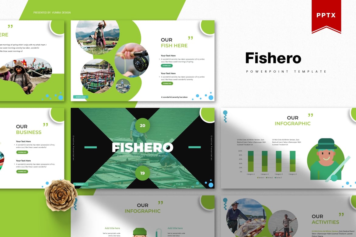 Fishero | Template Presentasi PowerPoint Profesional