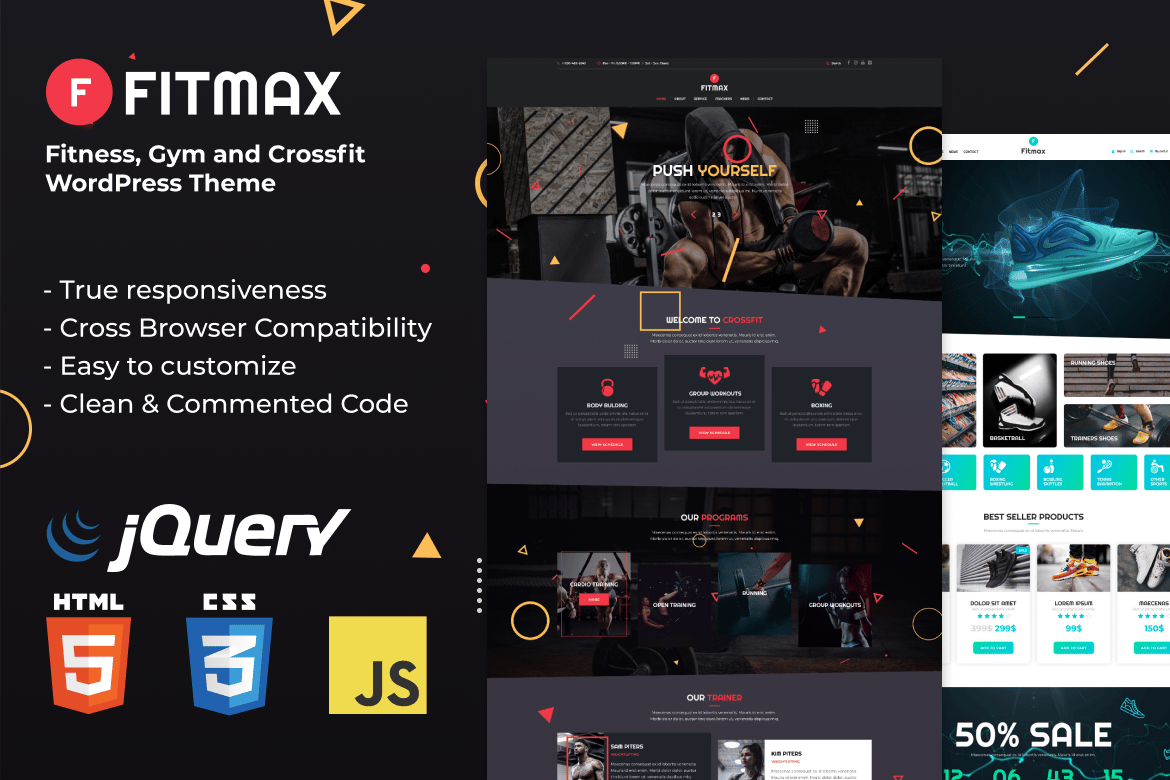 Template Website Fitmax | Solusi Profesional untuk Fitness dan Crossfit