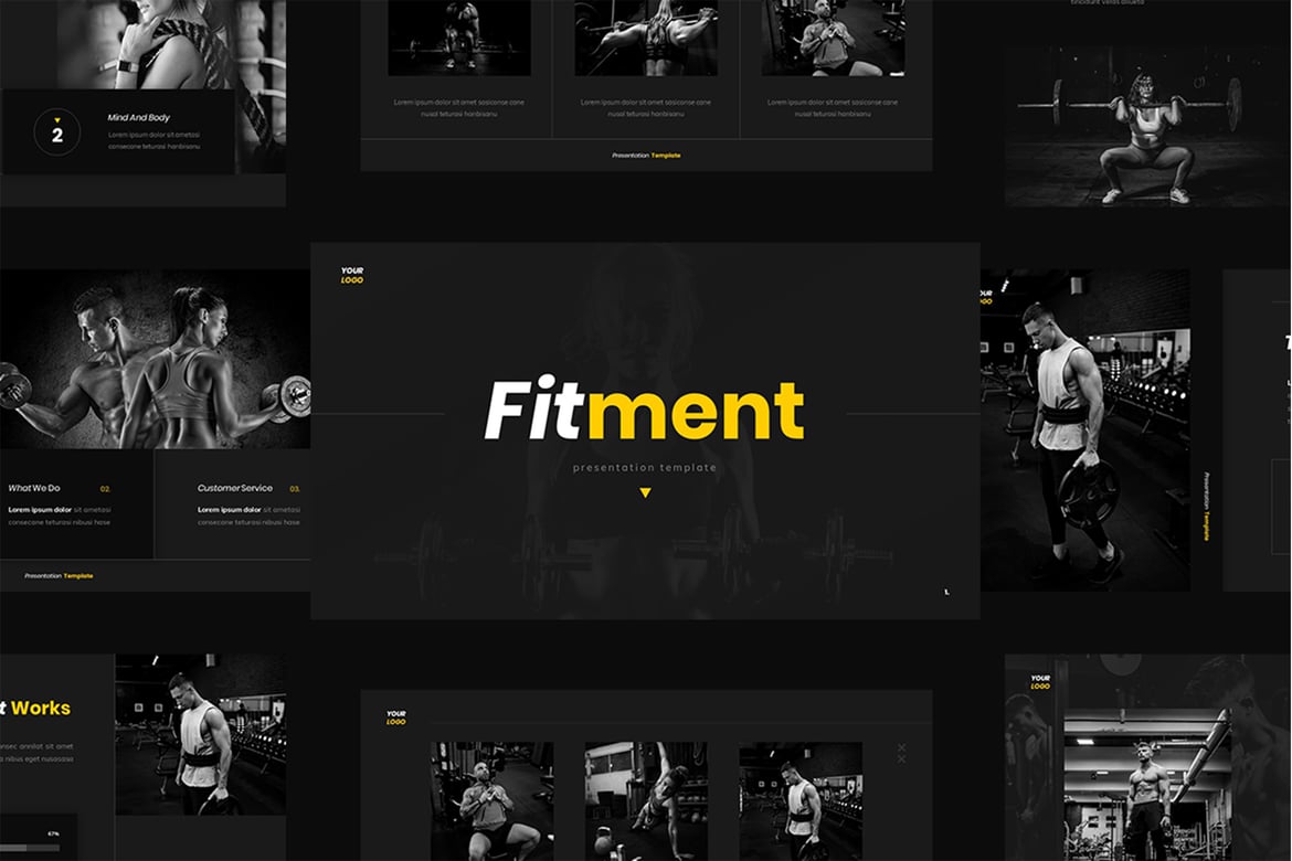 Template PowerPoint Fitment: Presentasi Fitness yang Menarik dan Profesional