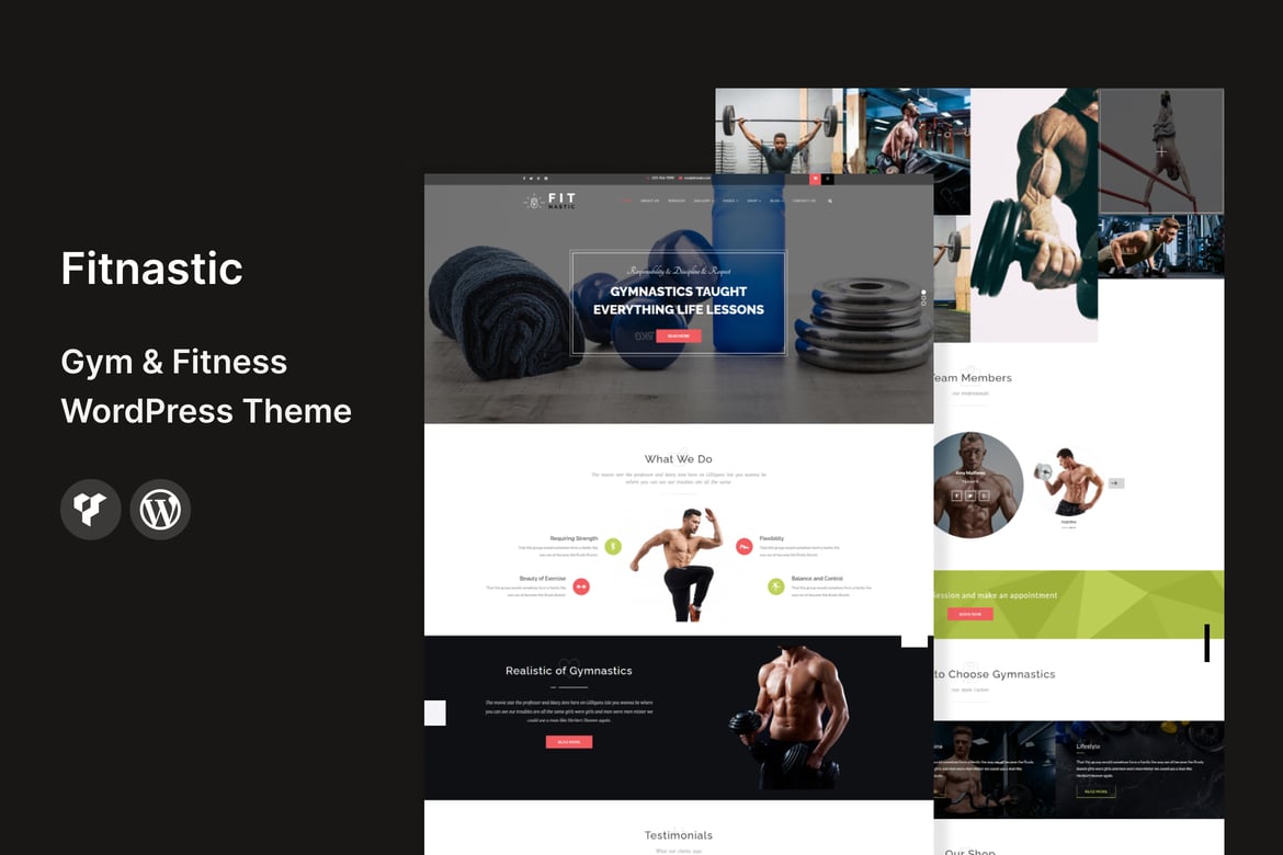Fitnastic: Tema WordPress Terbaik untuk Gym dan Kebugaran