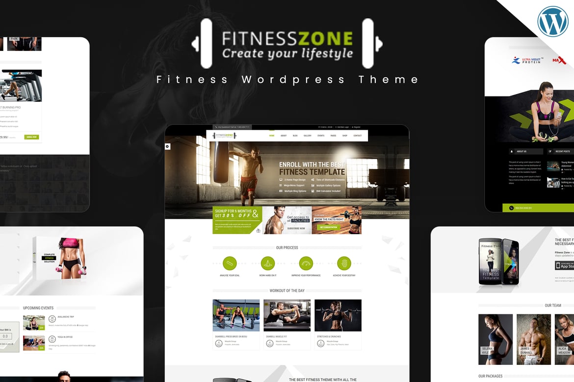 Tema WordPress Fitness Zone: Solusi Ideal untuk Website Kebugaran Anda