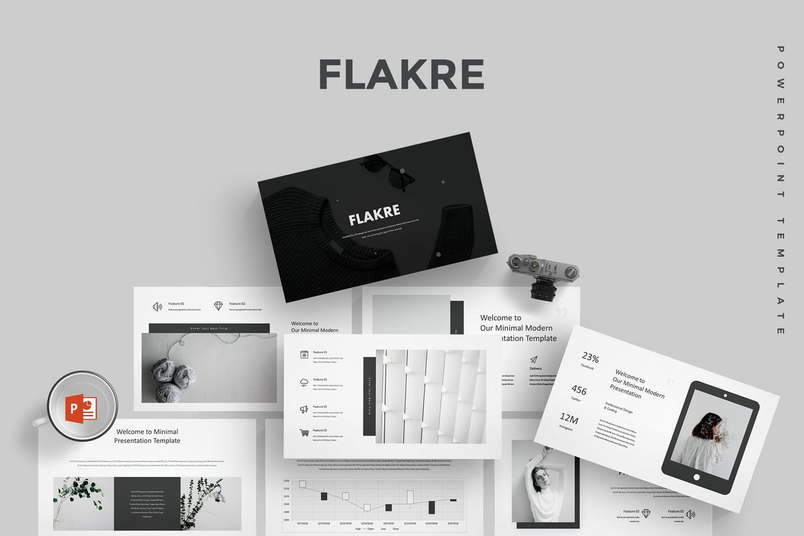 Flakre - Template Powerpoint Profesional untuk Segala Kebutuhan