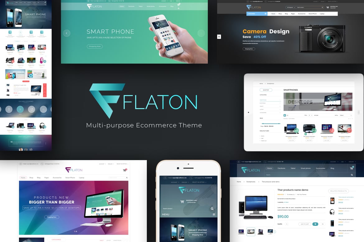 Flaton - Tema WordPress WooCommerce Responsif untuk Toko Digital