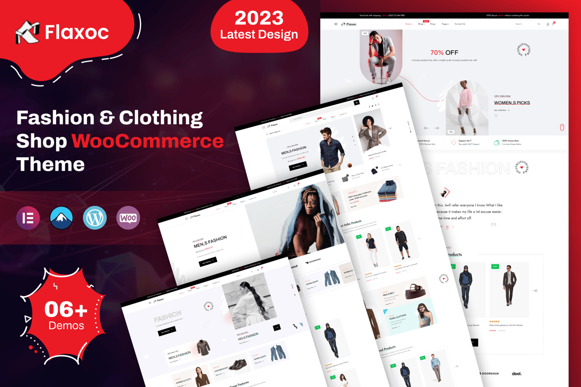 Flaxoc - Tema WordPress Fashion Store yang Menarik dan Responsif