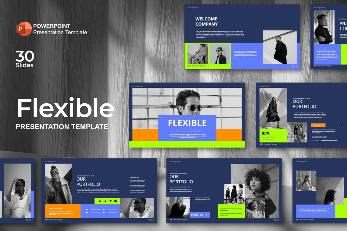 Template PowerPoint Fleksibel untuk Presentasi Menarik