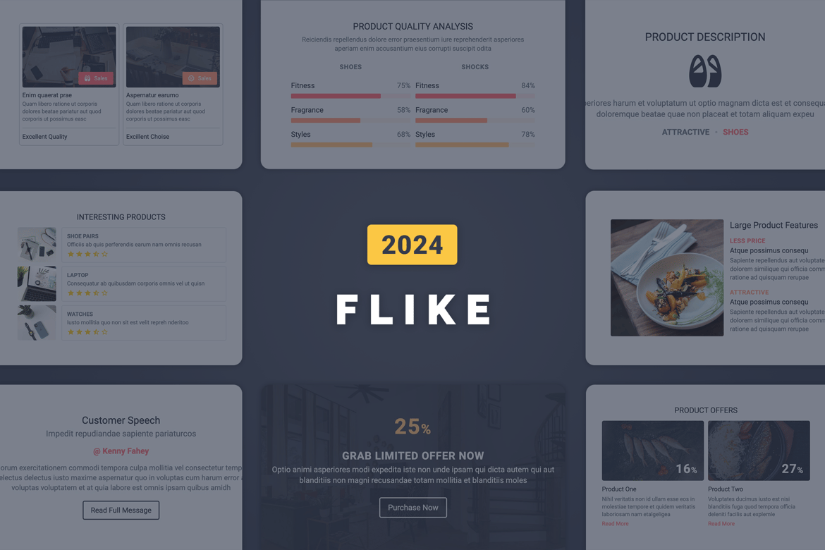 Template Email Newsletter Flike 2024 yang Serbaguna dan Responsif