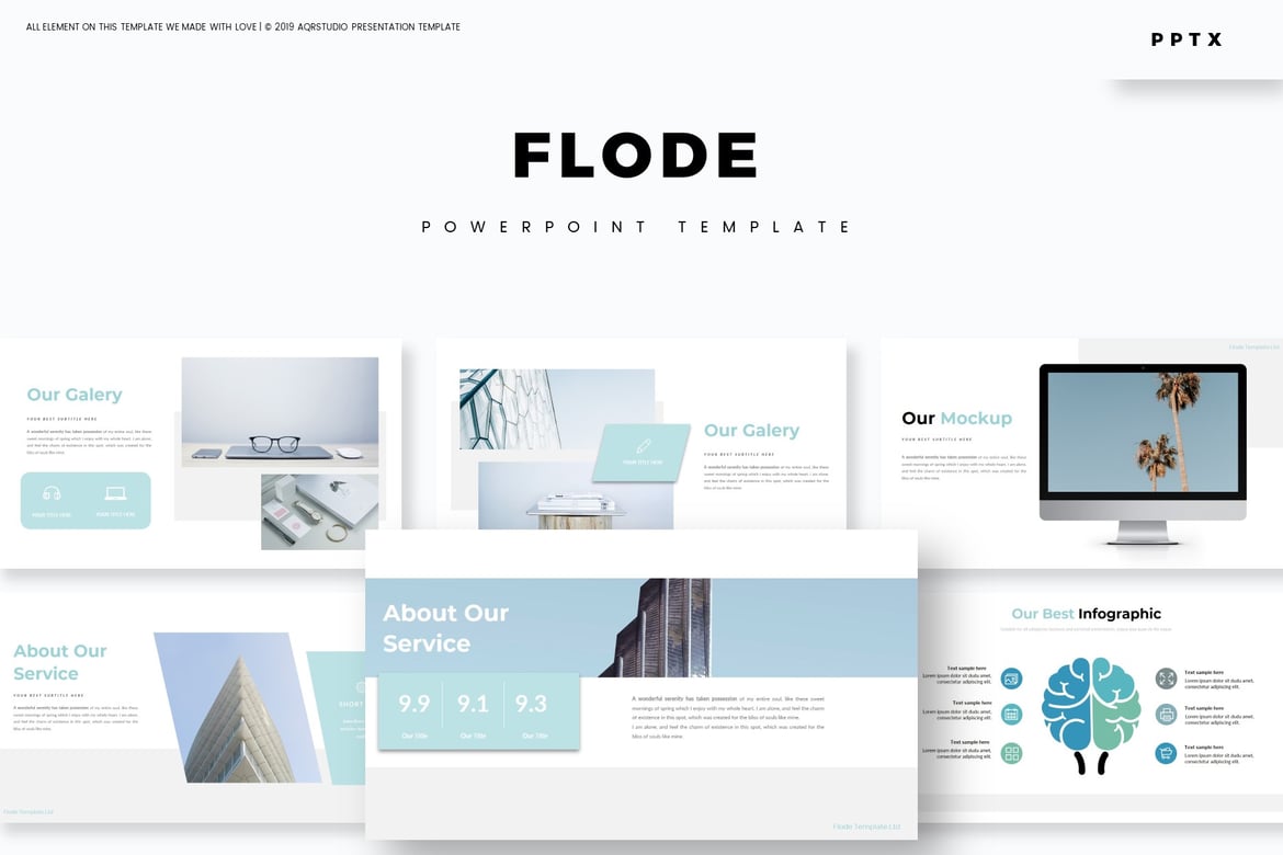 Flode - Template PowerPoint Serbaguna yang Menarik