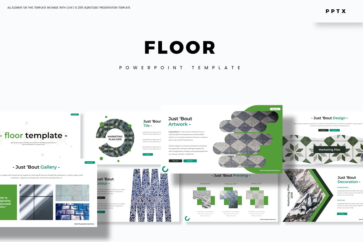 Template PowerPoint Floor - Solusi Presentasi Menarik