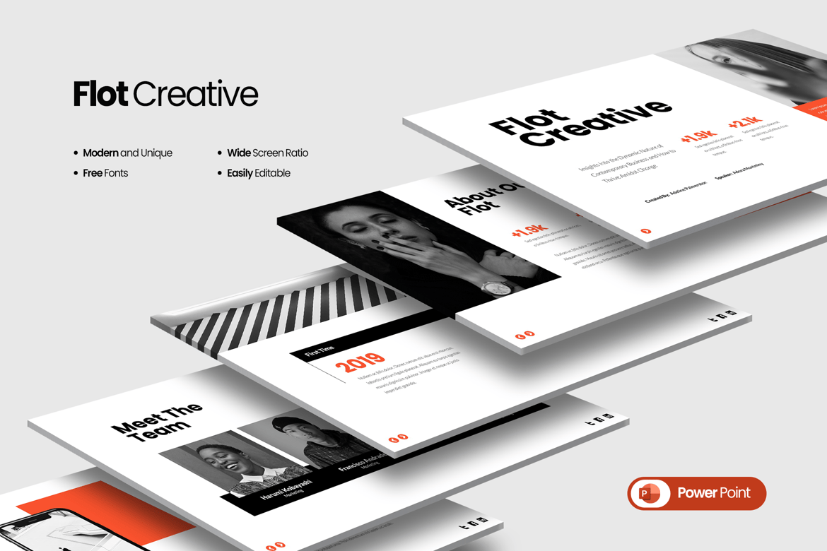 Template PowerPoint Kreatif dan Modern untuk Presentasi Anda