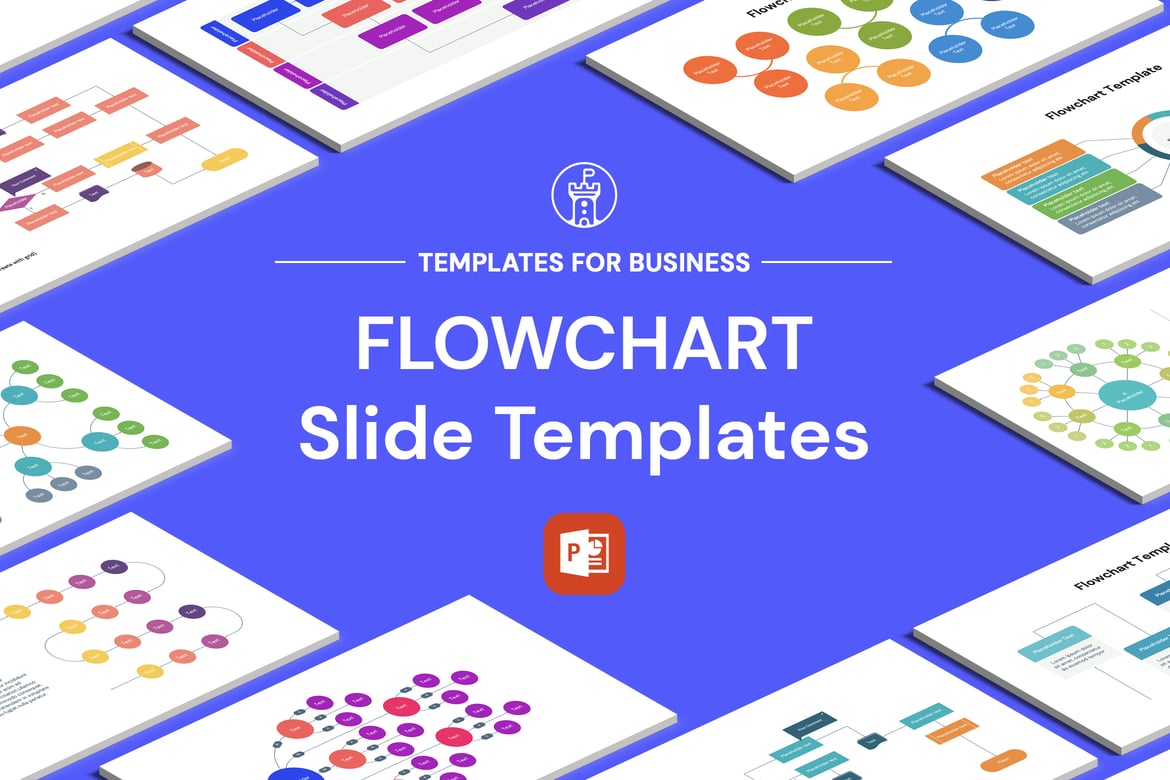 Template PowerPoint Alur Kerja yang Menarik dan Modern
