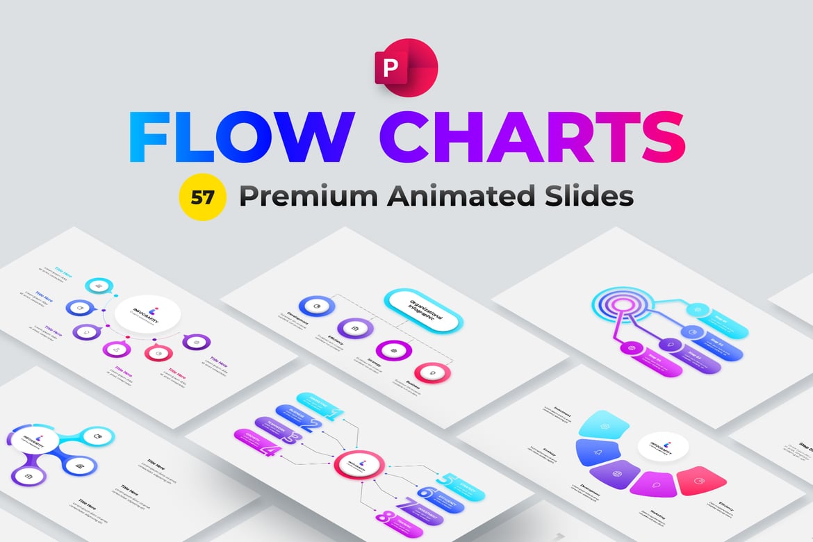 Diagram Alur Animasi untuk Presentasi PowerPoint yang Menarik