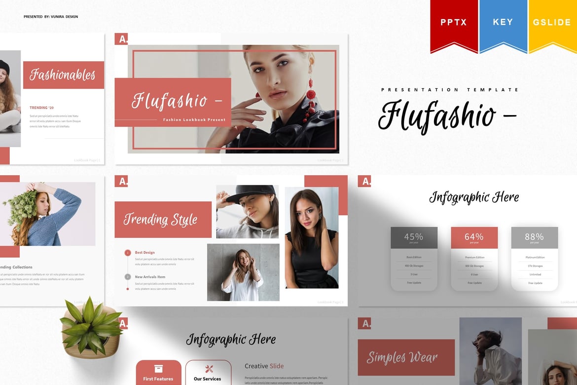Flufashio | Template Presentasi PowerPoint, Keynote, dan Google Slides