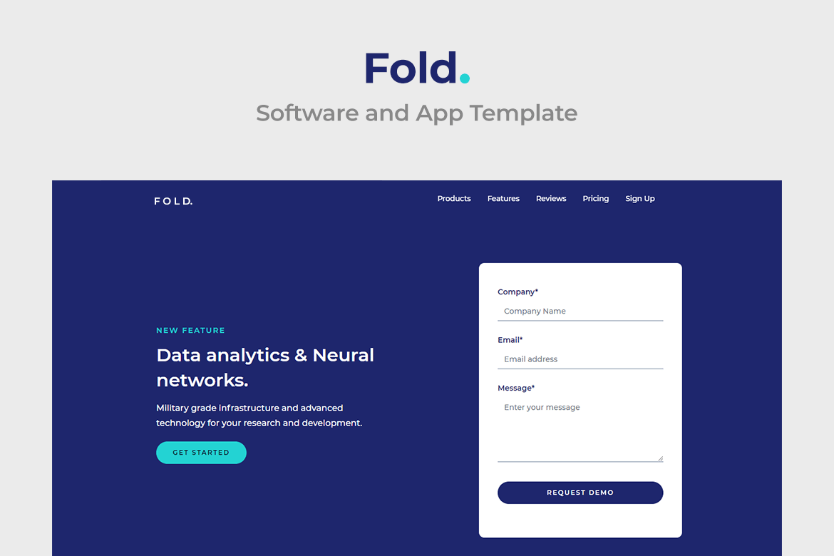 Fold - Template Website Serbaguna untuk Software dan Startup