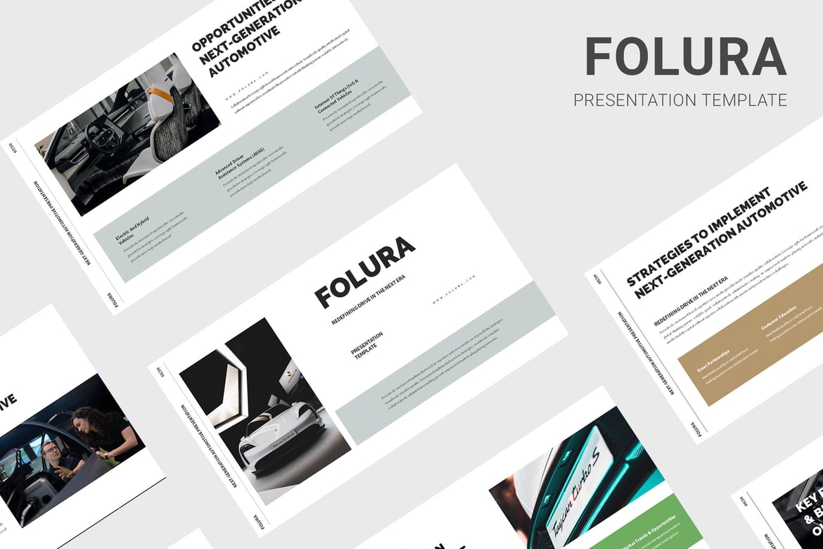 Folura - Template Presentasi Otomotif Generasi Terbaru