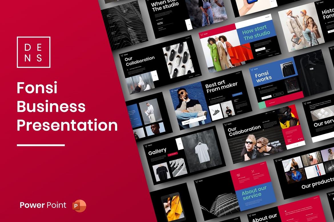 Fonsi – Template PowerPoint Bisnis yang Menarik