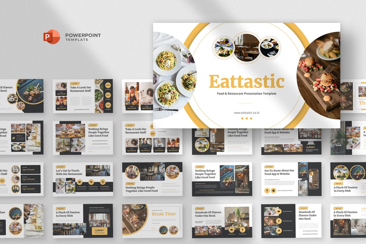 Template Powerpoint Makanan & Restoran yang Menarik dan Profesional