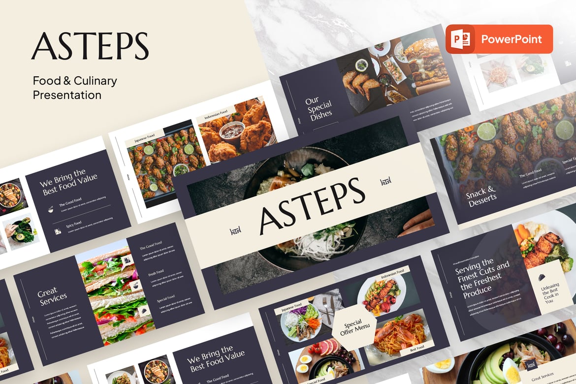 Template PowerPoint Kuliner yang Menarik dan Profesional