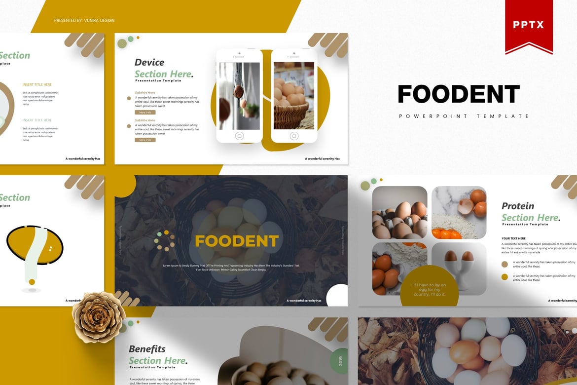 Template Presentasi Foodent | Template Powerpoint Menarik untuk Semua Kebutuhan