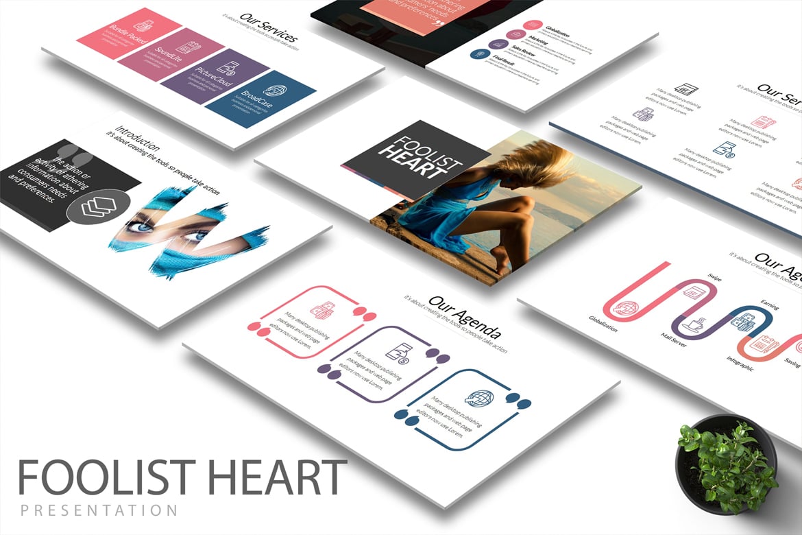 Template PowerPoint FOOLIST: Presentasi Kreatif dan Menarik