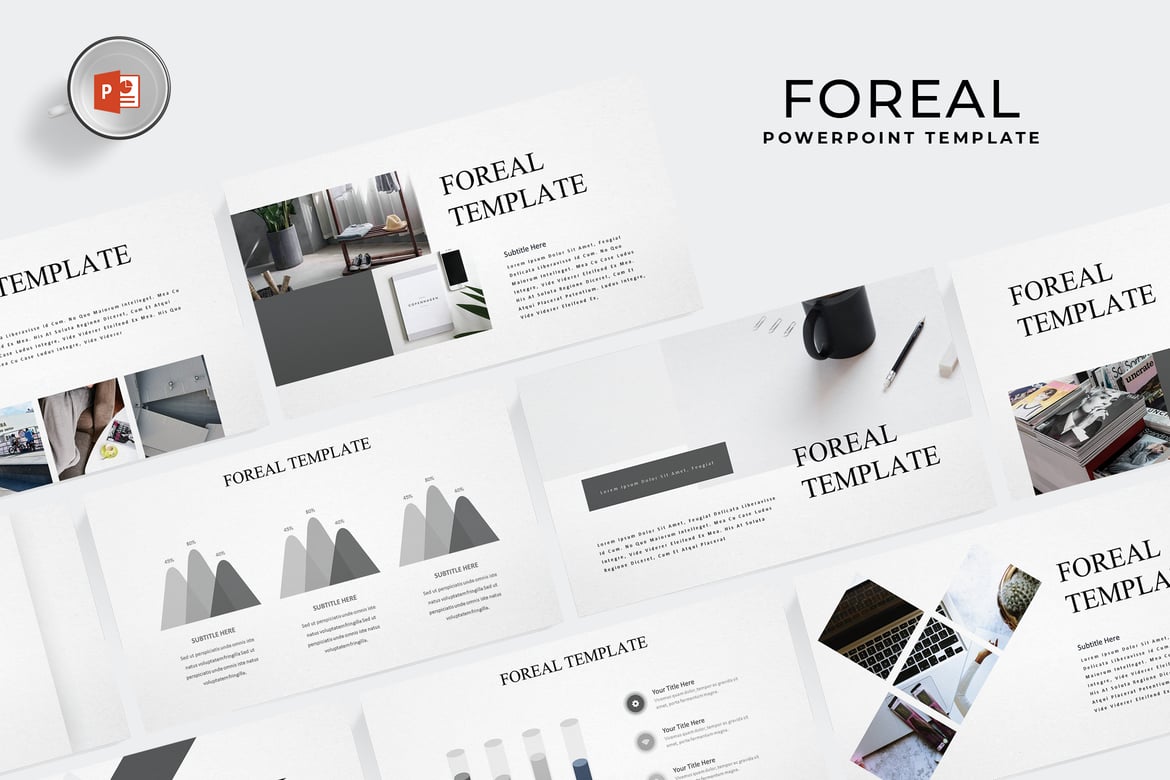 Foreal - Template Powerpoint Serbaguna yang Menarik